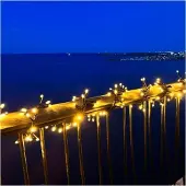 Sirius Home Tech-Line Lichterkette Cluster Start-Set 180 LED warmweiß 3 m außen 230V schwarz