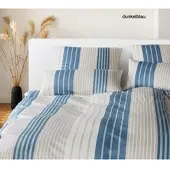 Elegante Bettwäsche Range - 155x220 cm + 40x80 cmdunkelblau