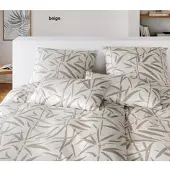 Elegante Bettwäsche Sweet Grass - 135x200 cm + 40x80 cmbeige