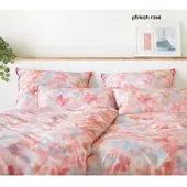 Elegante Bettwäsche Lucid - 155x220 cm + 40x80 cmpfirsich rosé