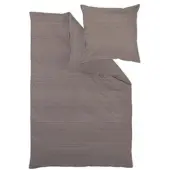 Curt Bauer Bettwäsche Bente - 155x220 cm + 40x80 cmchocolate