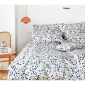 Elegante Bettwäsche Visible - 155x220 cm + 40x80 cmflieder