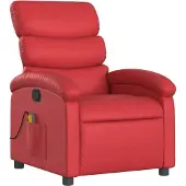 Syfax dkd-home-decor Massagesessel Kunstleder Rot 70 x 92 x 99,5 cm