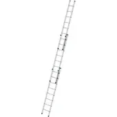 Proregal Sprossen-Schiebeleiter 3-teilig ohne Traverse 3x8 Sprossen