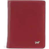 Braun Büffel Portemonnaie GOLF RFID Geldbörse H 7 Kartenfächer + Loop rot Uni - Leder