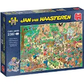 Jumbo Spiele Jan van Haasteren - Flutterly Fabulous - Puzzle 2000 Teile