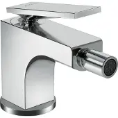 Hansgrohe AXOR Citterio Bidetmischer, Zugstangen-Ablaufgarnitur, Ausladung 110mm, 39214000, Farbe: Chrom