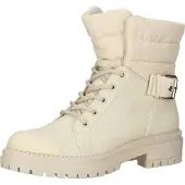 La strada Hochwertige Stiefelette Schnürschuhe für Damen 2102634 1120 Beige