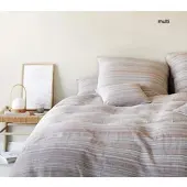 Elegante Halbleinen Bettwäsche Flair multi 155x220 cm + 80x80 cm