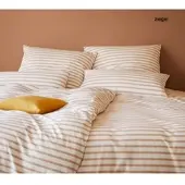 Elegante Soft-Flanell Bettwäsche Inverness - 155x220 cm + 40x80 cmziegel