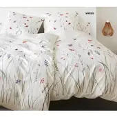 Elegante Mako-Satin Bettwäsche Highlife - 135x200 cm + 40x80 cmweiss