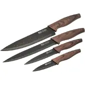 Resto Kitchenware Messer-Set "Carina, Edelstahlmesser 4-teilig in Magnet-Geschenkbox" Kochmesser, Tranchiermesser, Universalmesser, Gemüsemesser