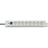 Brennenstuhl Premium-Line Steckdosenleiste 8-fach lichtgrau 3m H05VV-F 3G1,5, 1955580100