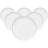 Villeroy & Boch Untertasse "Kaffeeuntertassen Anmut ø 17,9 cm 6er Set weiß"
