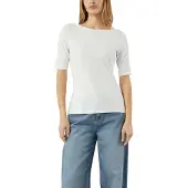 Comma T-Shirt halbarm, mit U-Boot.Ausschnitt