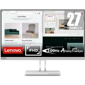 Lenovo L27e-40, 68,6 cm (27"), 1920 x 1080 Pixel, Full HD, LED, 4 ms, Grau