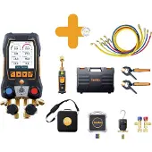 Testo Wärmepumpen-Profi-Set 558s - Wärmepumpen-Set M Druck, Vakuum, Temper