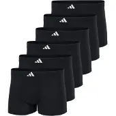Adidas Originals Herren Boxershorts, 6er Pack - Active Micro Tech, Trunks, Logo, einfarbig
