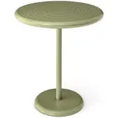 Tom Dixon - Groove Round Gartentisch, Ø 69,7 cm, moosgrün