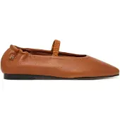 Tommy Hilfiger Ballerinas Soft Leather Ellastic Ballerina FW0FW09245 Braun 40