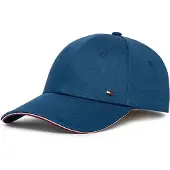 Tommy Hilfiger Baseball Cap "TH CORPORATE COTTON 6 PANEL CAP" mit dezentem Logo-Pin über dem Schild
