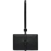 Calvin Klein Geldbörse Emblem Hw Pebble Wallet On Strap LV04F1130G Schwarz