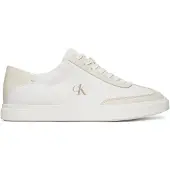 Calvin Klein Nachhaltiger Damensneaker – Weiß mit Kontrastdetails und Komfort