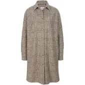 MADELEINE Outdoorjacke "Hemdjacke Lange Hemdjacke mit Glencheck-Karo"
