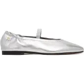 Tommy Hilfiger Ballerinas Silver Lth Ellastic Ballerina FW0FW09466 Silberfarben 41
