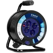ORNO Kabeltrommel OR-AE-13300, 25 m, für innen, 4x Schutzkontaktsteckdose