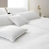 Elegante Jacquard Bettwäsche Delight 155x200 cm + 80x80 cm | weiss - weiß