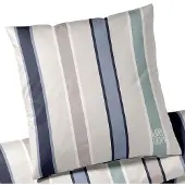 JOOP! JOOP Bettwäsche Banks ocean Kissenbezug einzeln 40x80 cm - blau;beige