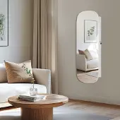 Hobby Hall Wandschrank mit Spiegel Oberfläche in Weiß JJCB35026W01