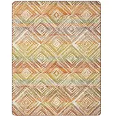 Biederlack Wohn- und Kuscheldecke 'Sunset Diamonds' 150 x 200 cm Bunt
