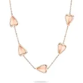 Liebeskind berlin Halskette - Edelstahl Metal Heart - Gr. unisize - in Gold - für Damen