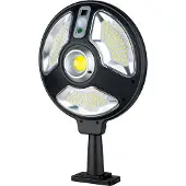 Avizar , Solar-Außenlampe 70W drehbar mit Reflektor, Schwarz