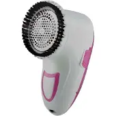 Avizar , Elektrischer Fusselrasierer 2 W Edelstahlklingen, Weiß / Rosa