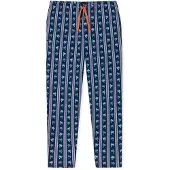 Schiesser Pyjamahose Herren Baumwolle blau bedruckt, 110 742594-0006-01100
