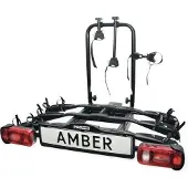 Pro-User Fahrradträger Amber III Profi für Anhängerkupplung mit Schnellkupplung und Kippmechanismus für 3 Fahrräder