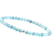 GOOD.designs Perlenarmband in Aquamarin | Gr.: onesize