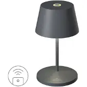 Villeroy & Boch Seoul RC LED-Akkuleuchte-Anthrazit-mit LED (2200K/3000K)