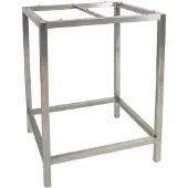 Stern Stehtischgestell Edelstahl 80x80 cm