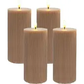 Relaxdays 4x LED-Kerzen
