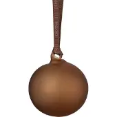 Blomus JUHLA Weihnachtsschmuck L rustic brown 9cm 2tlg