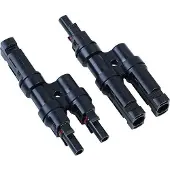 Revolt 4er-Set Y-Stecker Adapter