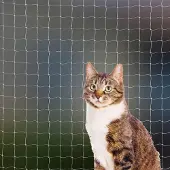 Ideoon Katzen Sicherheitsnetz, weiss, 8 x 3 m