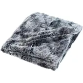 Douceur d'intérieur Superweiche Kuscheldecke in luxuriöser Felloptik, 125 x 150 cm, Grau