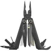 Leatherman Wave Alpha Obsidian 833334 Black DLC MagnaCut, Black G10, Multitool