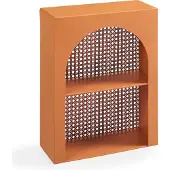 En.casa Wandregal Jäller Metall 40x30x13 cm Orange