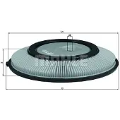 MAHLE ORIGINAL Luftfilter LX 724